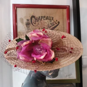 Canotier Théodore, modiste Var, modiste Toulon, créateur de chapeaux pour femmes